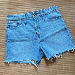 Madewell Curvy High-Rise Denim Shorts